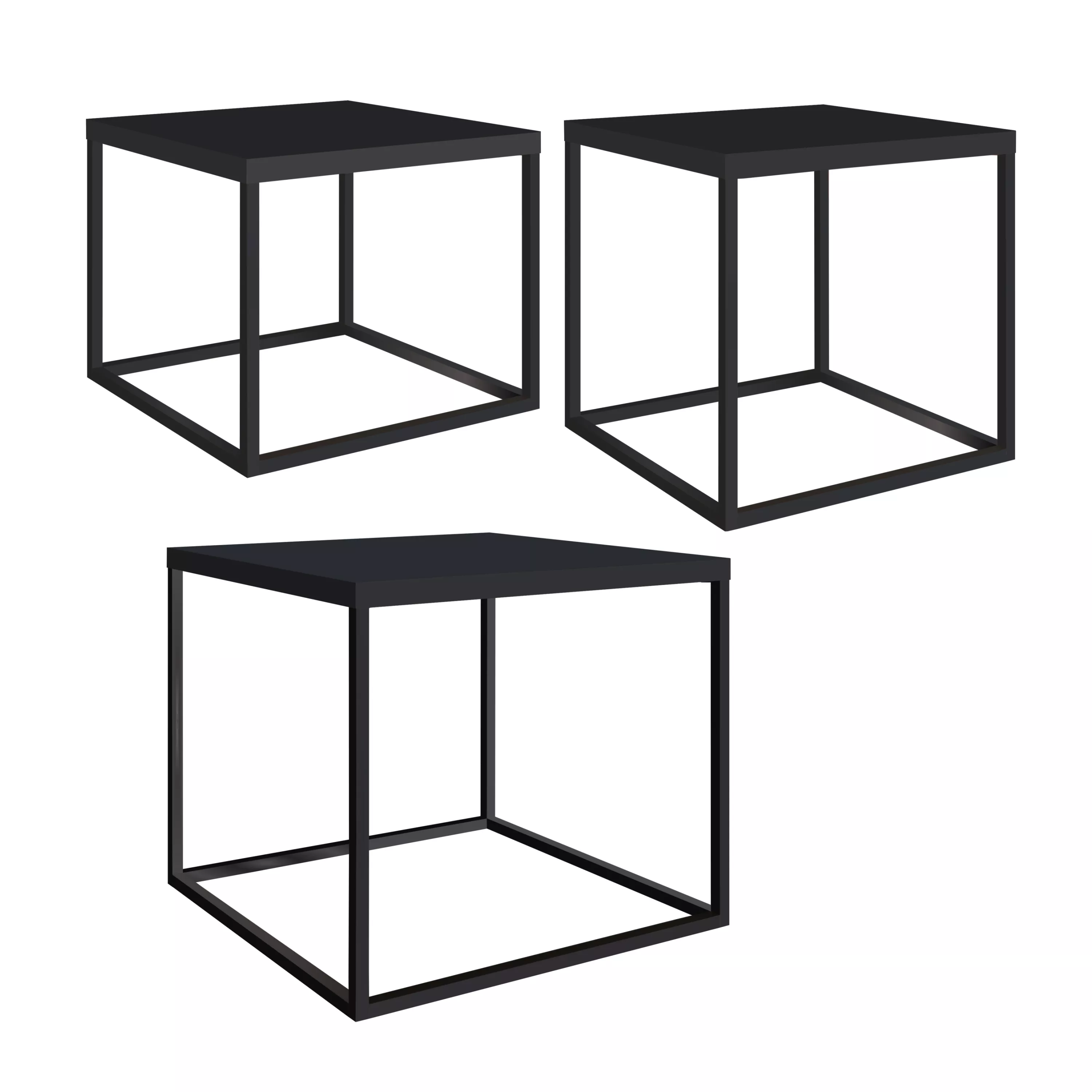 Conjunto 3 Mesas Cube